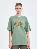 Varsity Vintage Washing Graphic Mega Over Fit T-shirt