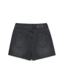 Women's Basic Small Logo Cargo Denim Wrap Skirt