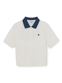 Women's Basic Crop Polo T-Shirts