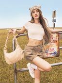 Basic Athleisure Hobo Bag