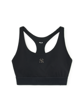 Women's Basic Lettering Band Point Crop Top