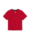 Women's Summer Fruits Lifestyle Slim Semi Crop Ringer T-Shirts