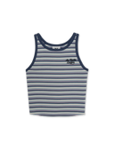 Women's Stripe Sleeveless T-shirt