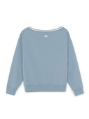 Women's Varsity Sportive Off-Shoulder Sweatshirt