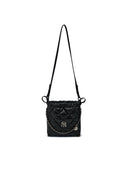 Basic Quilting PU Mini Bucket Cross Bag