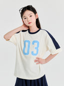 Varsity Blocking Number Logo T-shirt