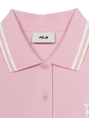 Women's Basic Crop Polo T-shirt