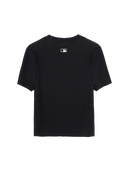 Women's Basic Street Ribbed Short Sleeve Knit Pullover