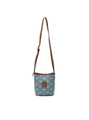 Classic Monogram Vintage Denim Mini Bucket Bag