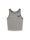 Women's Stripe Sleeveless T-shirt