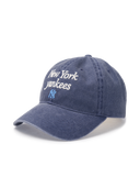 Varsity Lettering Washing Unstructured Ball Cap