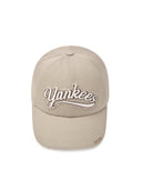 Varsity Vintage Cursive Damage Unstructured Ball Cap