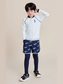 Varsity Zip Up Rash Guard Set Up