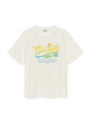 Women's Varsity Washing Vintage Over Fit T-shirt