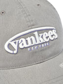 Vintage Damage Curve Logo Unstructured Ballcap