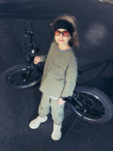 Basic Outdoor Woven Sweatshirt Set