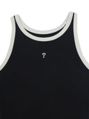 Women's Basic Ringer Ribbed Sleeveless Ops