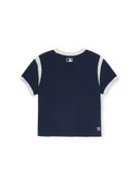 Vasrsity Round Logo Crop T-shirt (girl's)