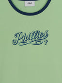 Women's Lettering Slim Semi Crop Linger T-shirts