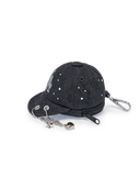 Basic Denim Point Ballcap Pouch Keyring
