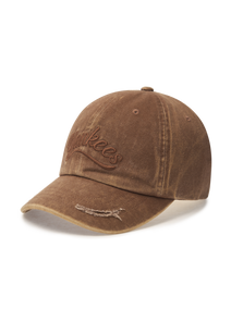 Varsity Vintage Cursive Tone-on-tone Unstructured Ball Cap