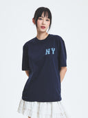 Basic Coopers Denimlike Logo Overfit T-shrts