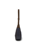 Denim Color Combination Hobo Bag