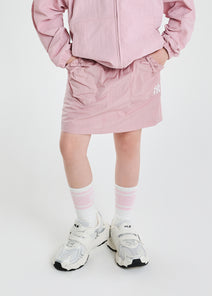 Outdoor Glossy Nylon Cargo Skirt