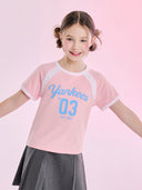 Varsity Girl's Crop T-shirt