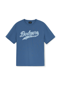 Monogram Denim Cursive Artwork T-shirt
