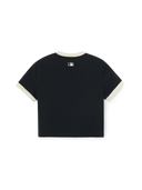 Women's Varsity Ringer Slim Crop T-shirt