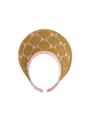 Dia Monogram Raffia Sunvisor