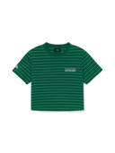 Women's Varsity Strip Crop T-shirt