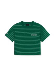 Women's Varsity Strip Crop T-shirt