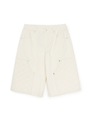 Men's Dia Monogram Embo Patched Carpenter Denim Shorts