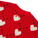 Heart All-over Cardigan Boston Redsox