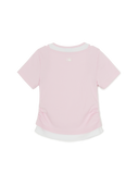 Girl's Sportive Layered T-shirt