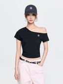 Women's Basic Off Shoulder T-Shirts