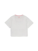 Varsity Girl's Striped T-shirt Set