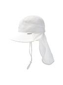 Cursive Wide Flapcap