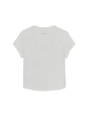 Women's Slim Crop Cap Sleeve T-shirt