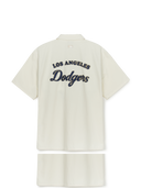 Varsity Logo Short Sleeve Denim Shirts