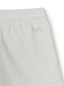 Basic Small Logo One Tuck Cargo Bermuda Pants