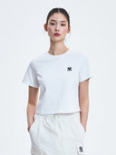 Women's Basic Crop T-shrts