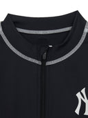 SPORTIVE ZIP-UP RASHGUARD BOARD SHORTS SET
