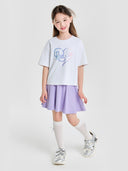 Heart Sportive Girl's T-shirt Set