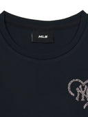 Heart Sportive Lined Crop T-shirt