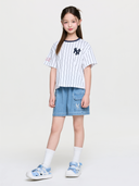 STREET BASIC STRIPED DENIM T-shirt SET(Girl's)