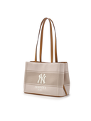 Varsity Lettering Canvas Shoulder Bag
