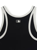 Women's Basic Ringer Crop Sleeveless T-shirt